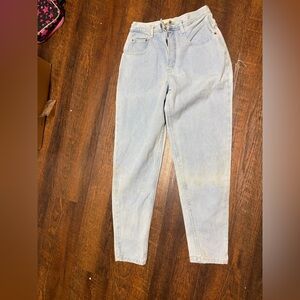 Denim Republic Vintage High Rise Straight Leg Light Blue Women's Jeans Size 5/6